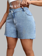 Curvy Denim Shorts