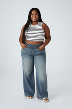 High Waist Wide-Leg Jeans