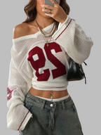 Retro Knitwear Cover-Up