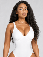 Snatched V-Neck Thong Shaper