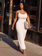 Snatched Waist Cutout Jumpsuit