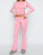 Chic Crop & Flare Set