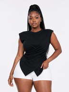 Cross Wrap Tie Top