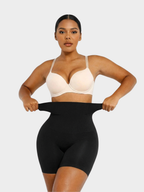 High-Waist Shaping Shorts