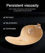 2 Pair Sticky Push-Up Invisible Adhesive Bras with Nipple Covers