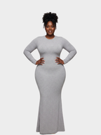 High-Stretch Sculpt Maxi Dress