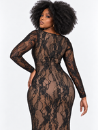 Luxe Corset Lace Dress