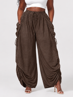 Ruched Pocket Balloon Pants