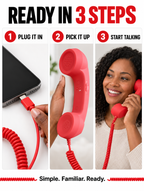 Comfort Grip Phone Handset