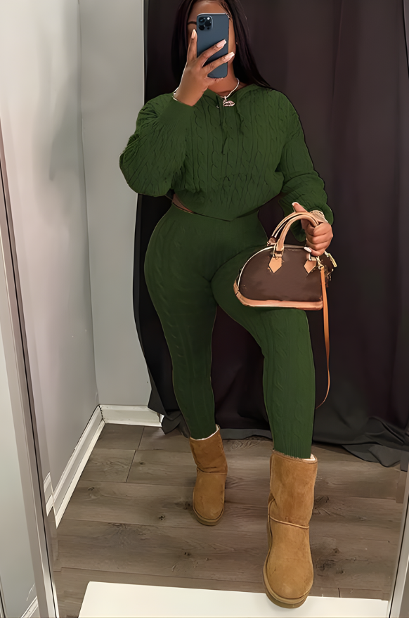 Minimalist Cozy Knit Lounge Set