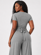 Flowy Ruched Lounge Set