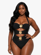 Golden Bloom Skirt Set