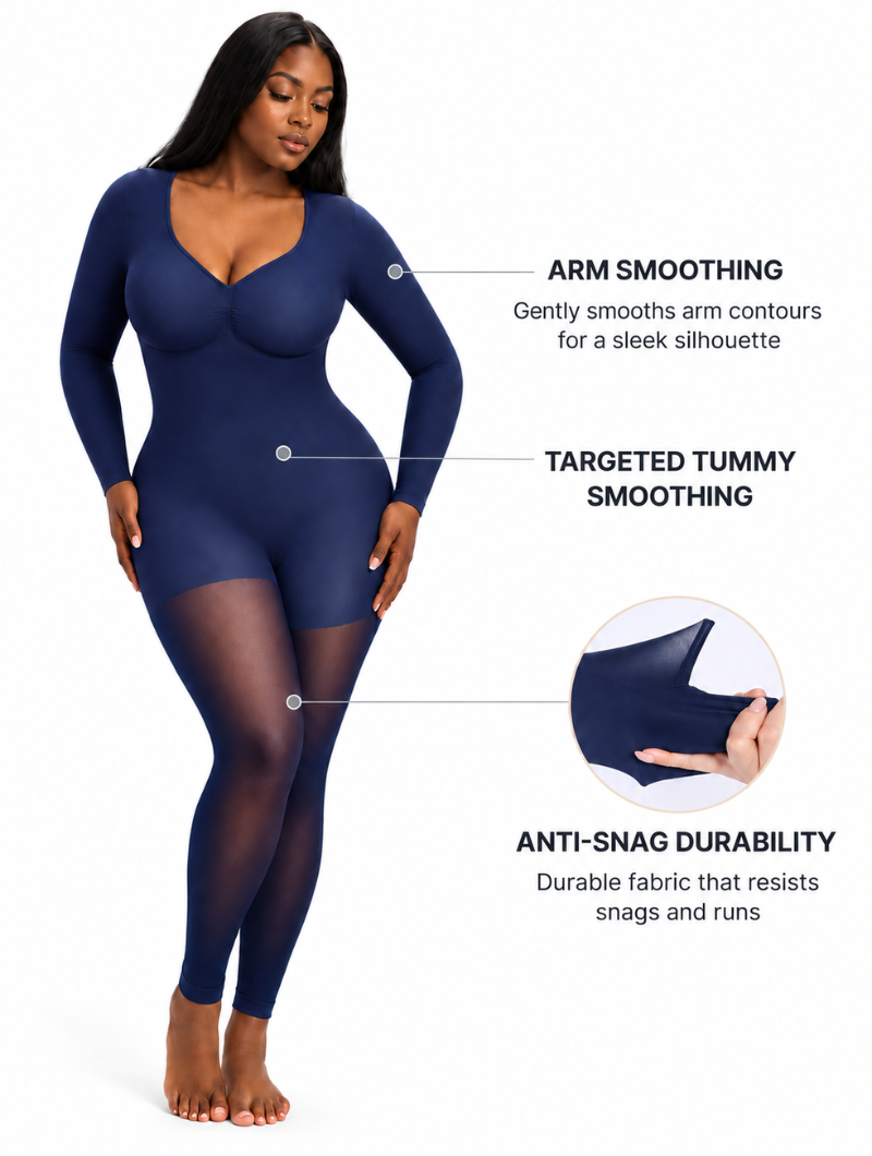 Sheer Sculpt Full Bodysuit (Pre-Order)
