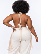 Boho Fringe Halter Top (Pre-Order)