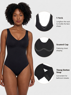 Slimming V-Neck Bodysuit