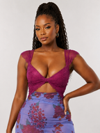Sheer Floral Slip