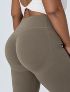 Peach Lift Flare Pants