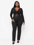 Twist Lace Layered Top