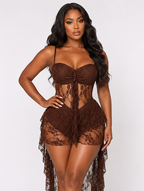 Enchanted Lace Hi-Lo Dress