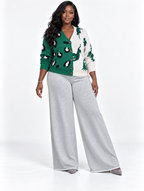 Split Wild Knit Cardigan