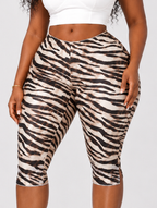 Wild Tiger Capri Leggings