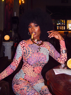 Boho Petal Ruffle Catsuit