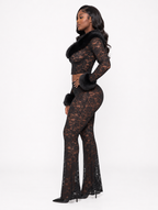 Sultry Fur Flare Set