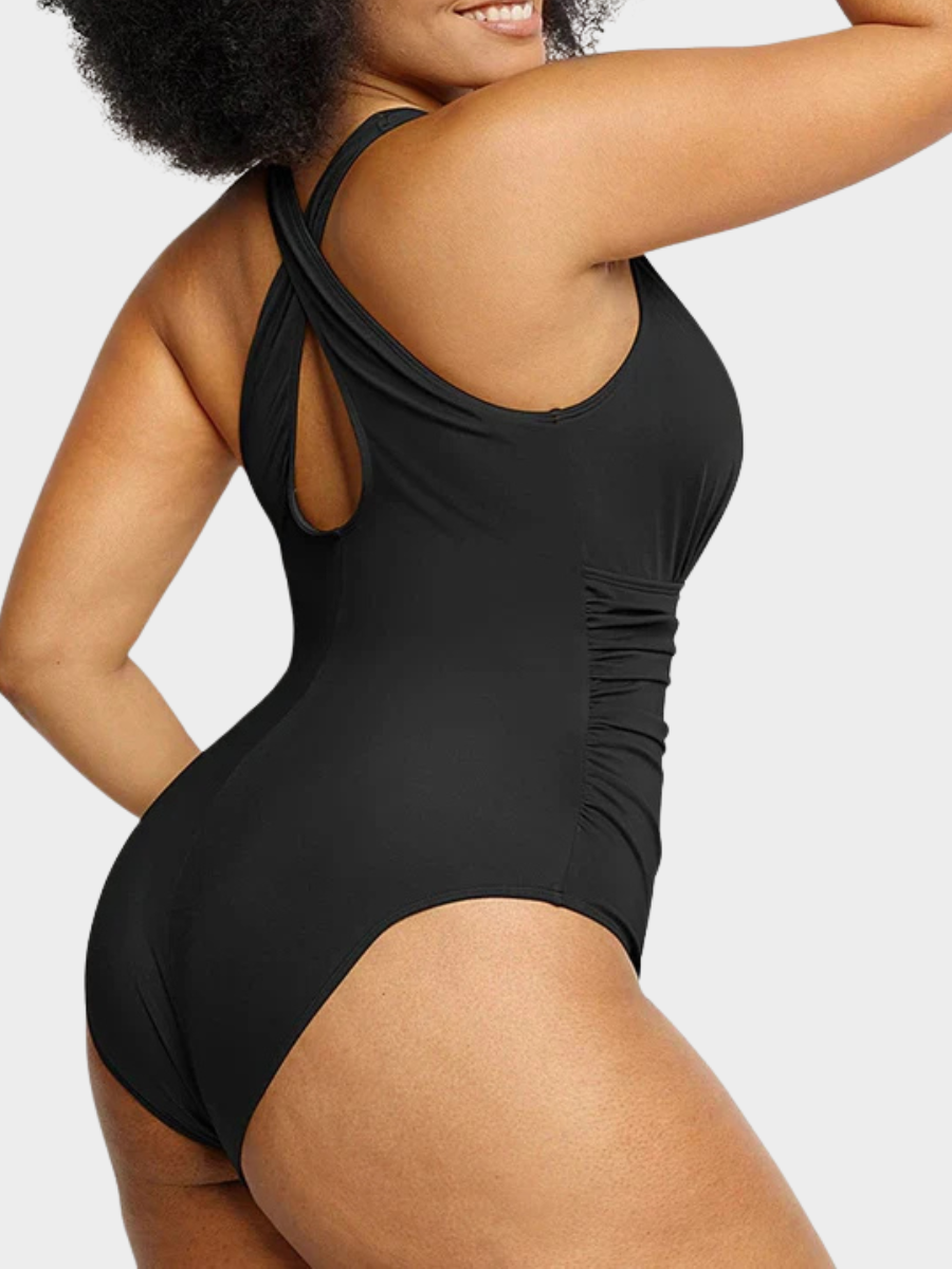 Smart Sculpt Plunge Cutout Swimsuit