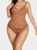 Lace V-Neck Shapewear