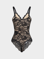 Lace V-Neck Shapewear