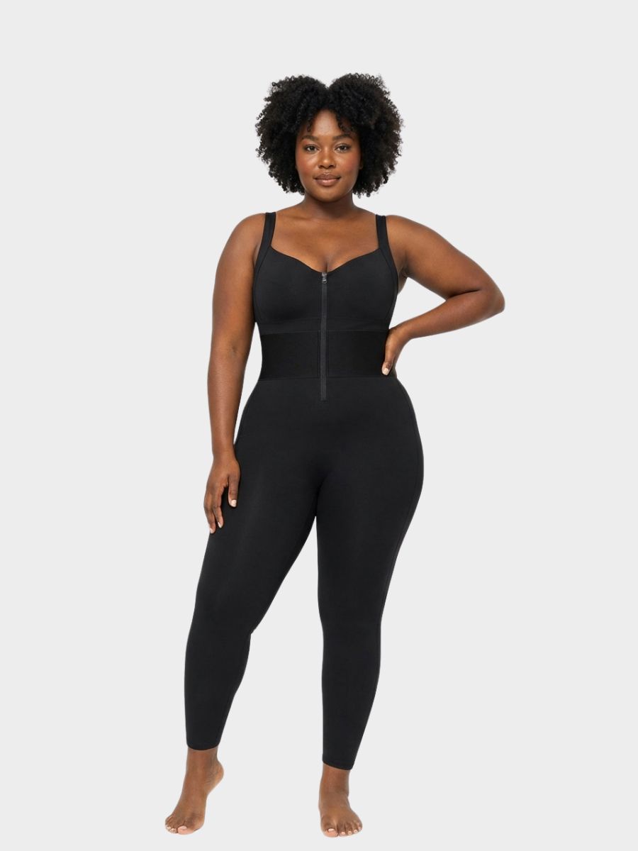 Waistband Shaping Jumpsuit