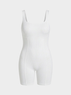 Body-Hugging Square Romper