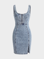 Side Slit Bodycon Dress