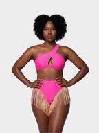 Fringe Hem Bikini Set