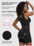 High-compression bra-integrated multi-hook faja