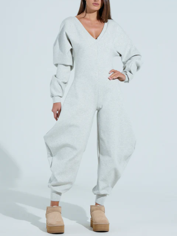 Comfy cozy sweatshirt jumpsuit