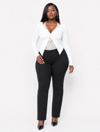 Twist Lace Layered Top