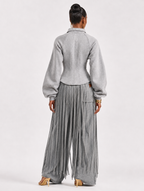 Hourglass Fringe Sweat Set