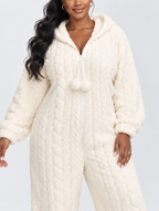 Cloud Cable Plush Onesie
