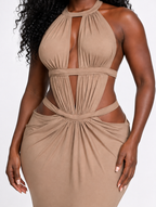 Strappy Cutout Maxi Dress