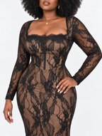 Luxe Corset Lace Dress