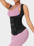 Triple Belt Rubber Vest Sport Girdle Waist Trainer