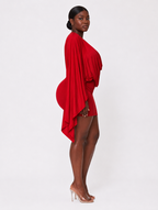 Crimson Goddess Mini Dress