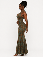 Vintage Floral Maxi Set