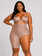 Asymmetric High-Rise Sculpt Shorts