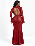 Scarlet Leopard Mesh Dress