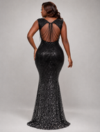 Midnight Shimmer Mermaid Gown