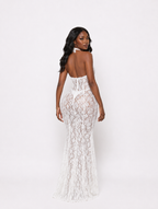 Lace Cutout Maxi Dress