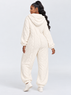 Cloud Cable Plush Onesie