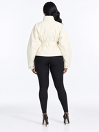 High Neck Belted Jacket (Pre-Order)